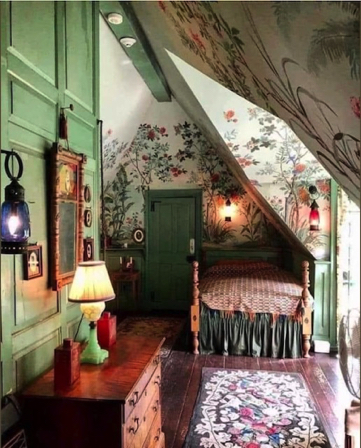 May 27 - Attic hideaway - what a warm inviting space. May 27 - Attic hideaway - what a warm inviting space.
